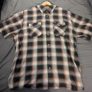 Dixxon "Patina" Men's XL Snap Button-Up Bamboo Shirt